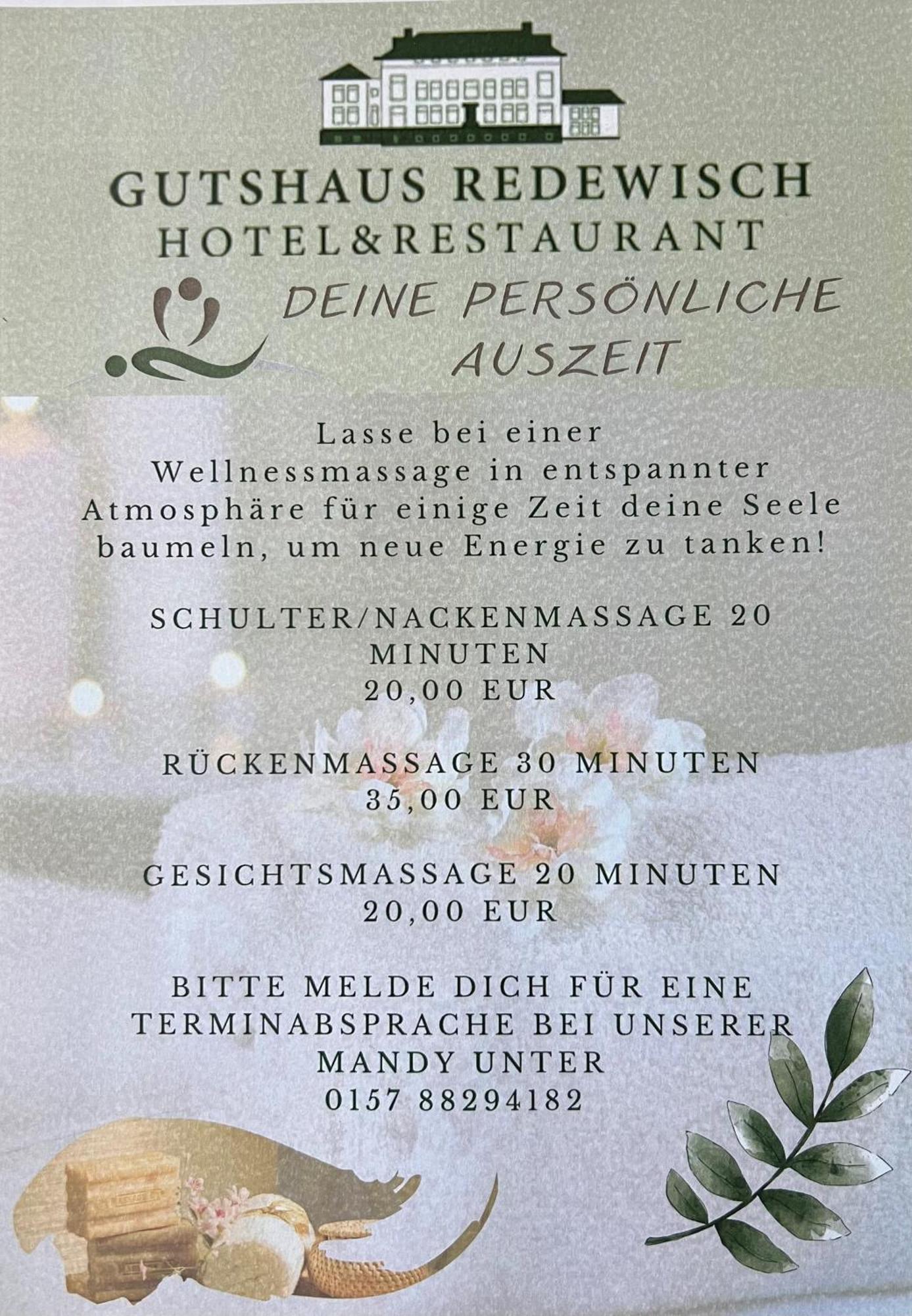 Gutshaus Redewisch Hotel & Restaurant Boltenhagen  Exterior foto
